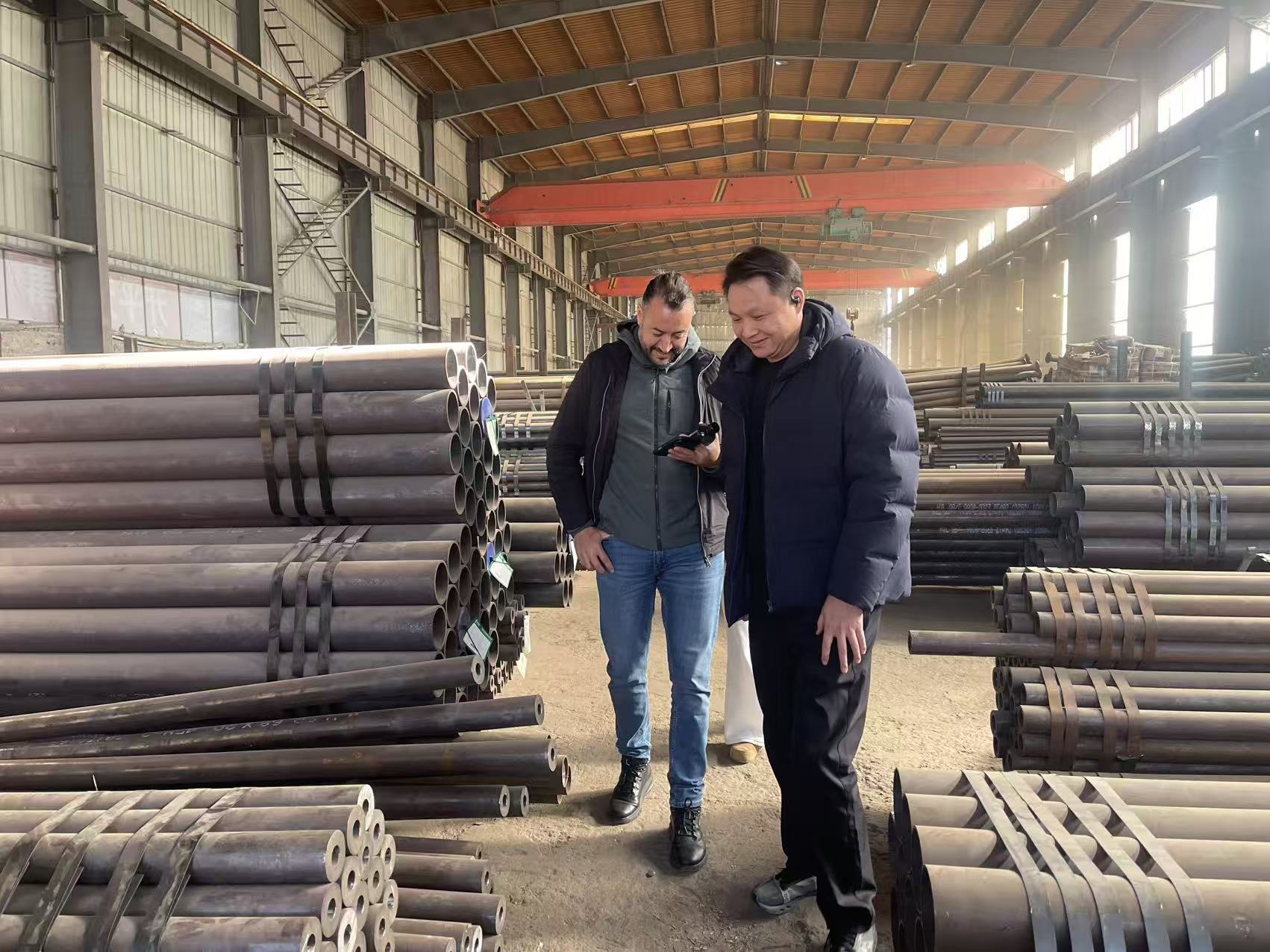 Welcome Mr. Youssef from Morocco to Visit Jinghe Drilling Company for Business Discussions